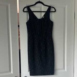Joie Elegant Black Lace Midi Dress
